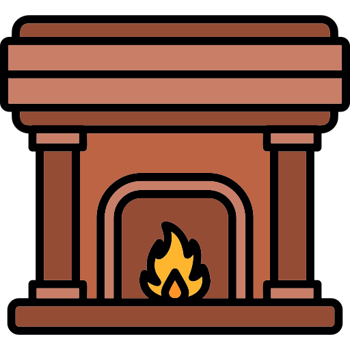 chimenea icono gratis