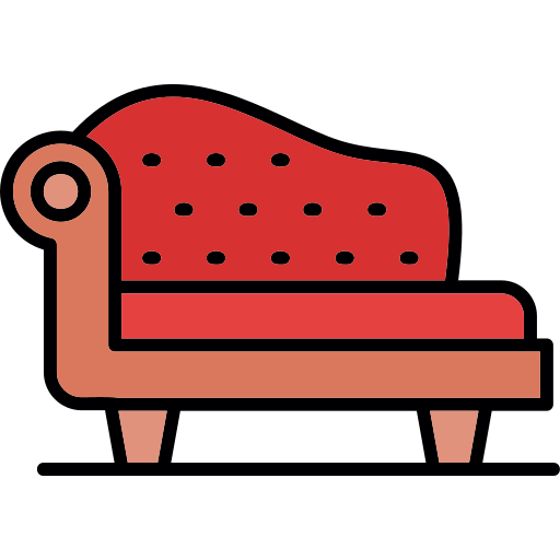 chaise longue icono gratis