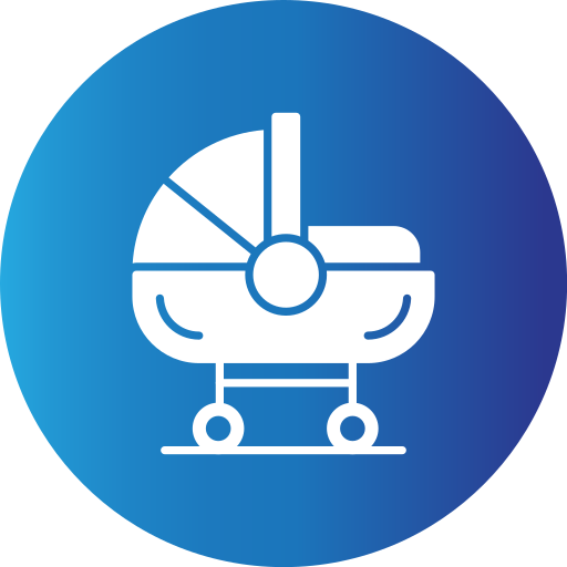 Baby crib - Free kid and baby icons