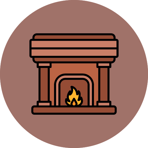 chimenea icono gratis