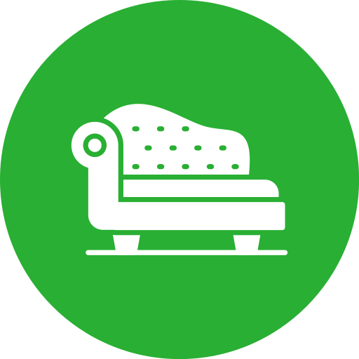 chaise longue icono gratis