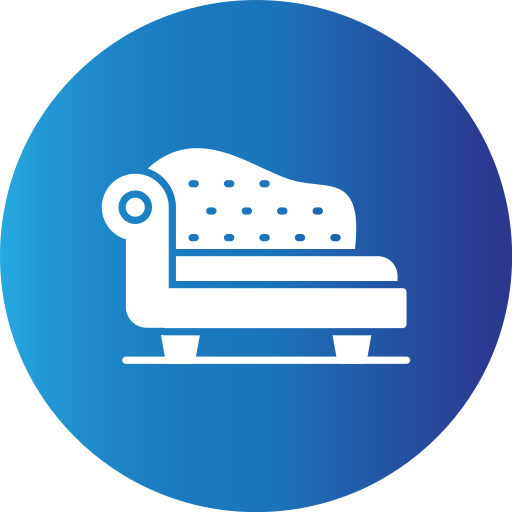 chaise longue icono gratis