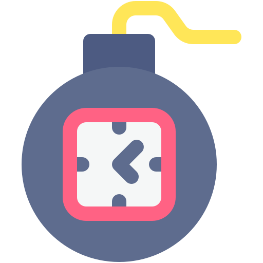 bomba de tiempo icono gratis