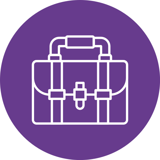 maletín icono gratis