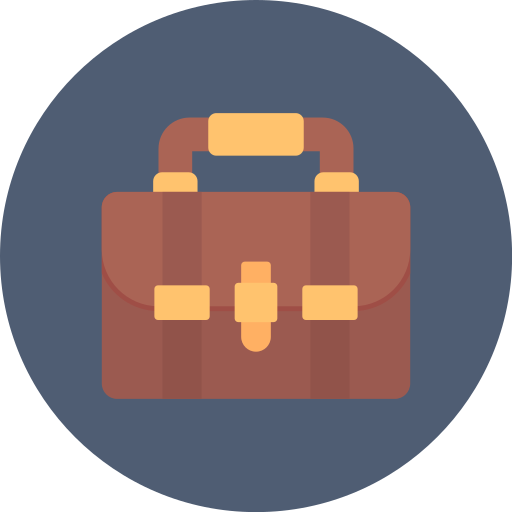 maletín icono gratis