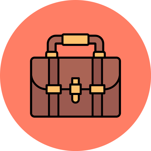 maletín icono gratis