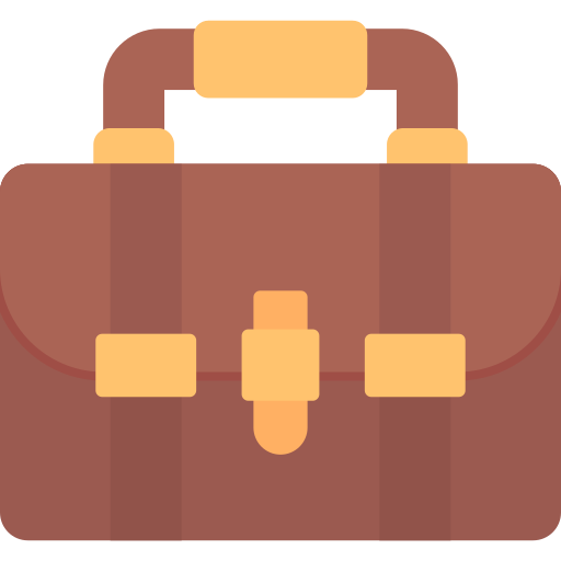 maletín icono gratis