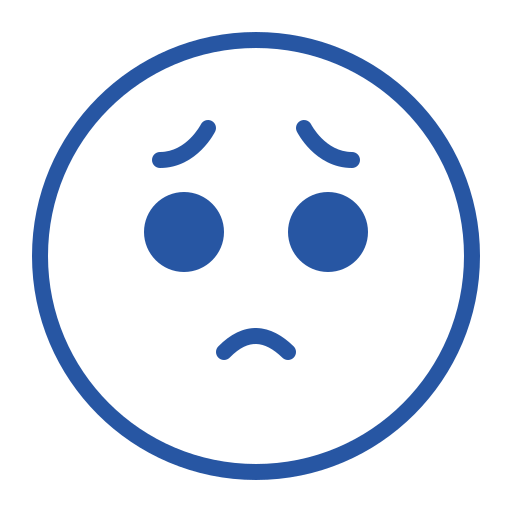 preocupado icono gratis