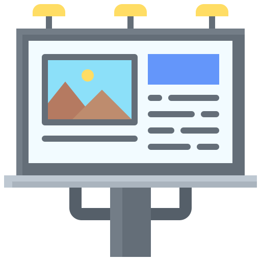 cartelera icono gratis