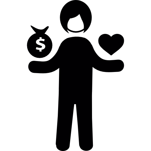 love and money free icon