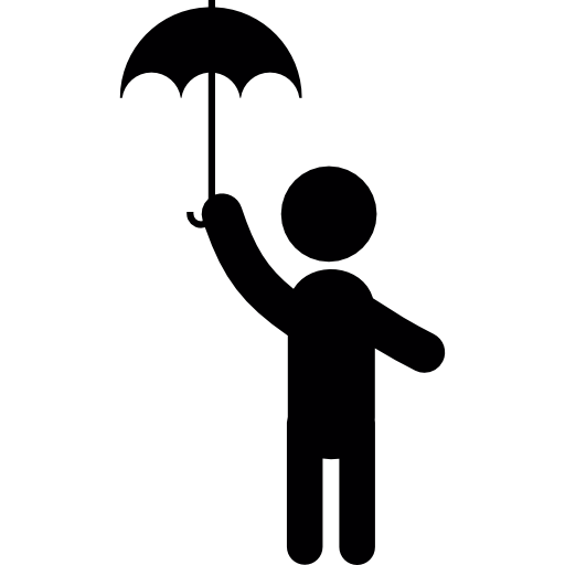 Dibujos animados de niños, paraguas, niño, paraguas png