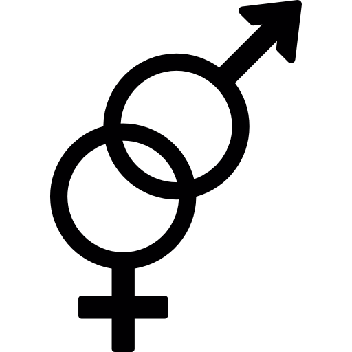Male and female symbol free icon