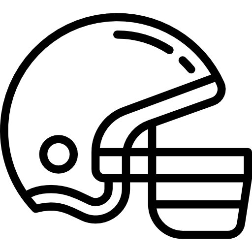 Casco de fútbol americano SVG Vector PNG Descarga instantánea