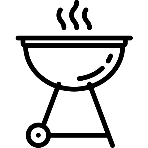 Free Icon | Barbecue with wheels