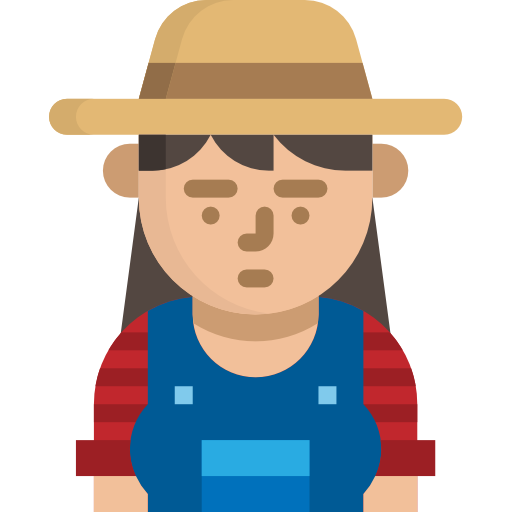 granjero icono gratis
