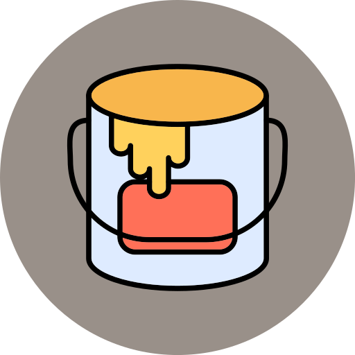Paint bucket free icon