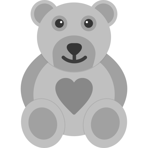 osito de peluche icono gratis