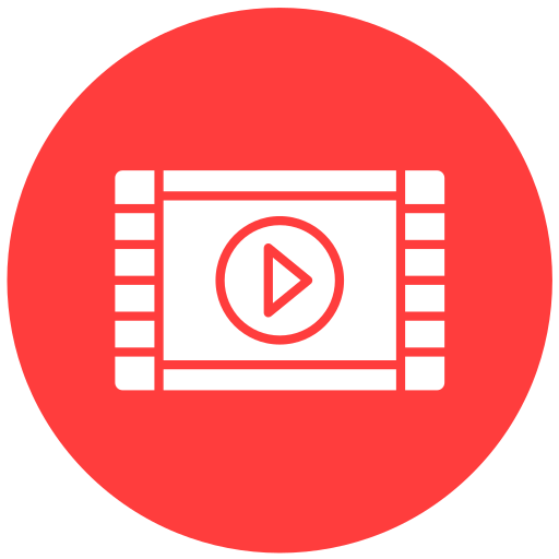 reproductor de video icono gratis