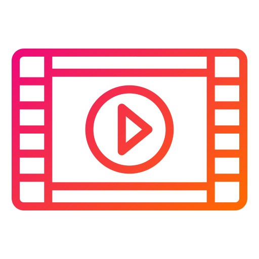 reproductor de video icono gratis