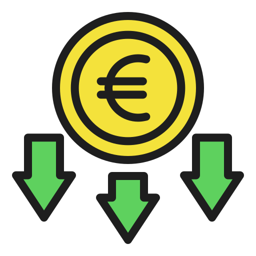 euro icono gratis