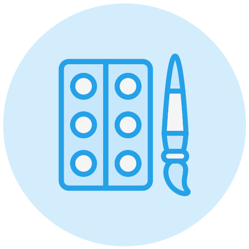 acuarela icono gratis