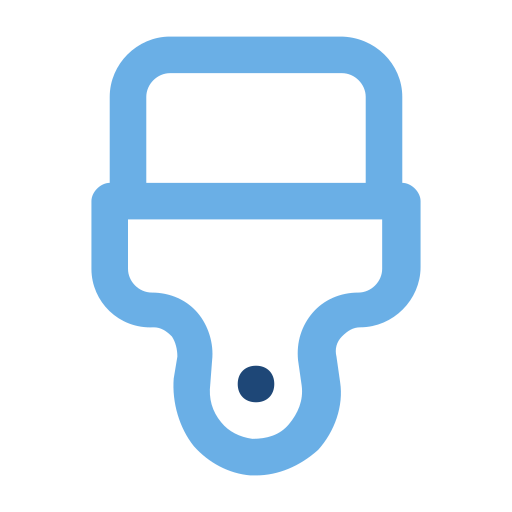 cepillo de pintura icono gratis