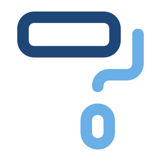 rodillo icono gratis