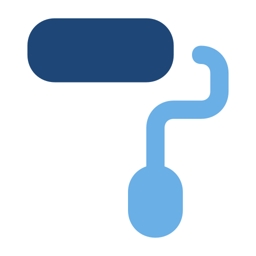 rodillo icono gratis