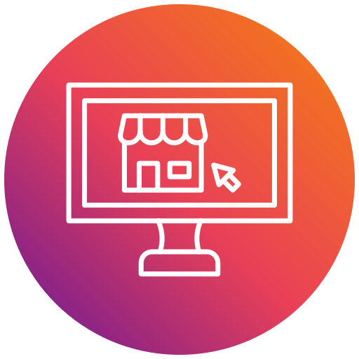 tienda online icono gratis