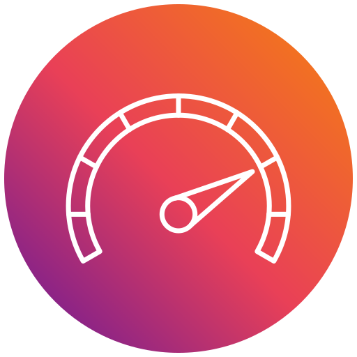 Speed test Generic gradient fill icon