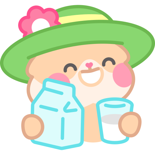 Milk free sticker Milk free sticker