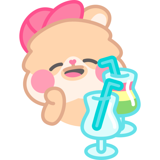 Cocktail free sticker