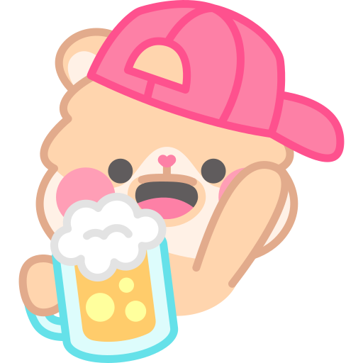 Beer free sticker Beer free sticker