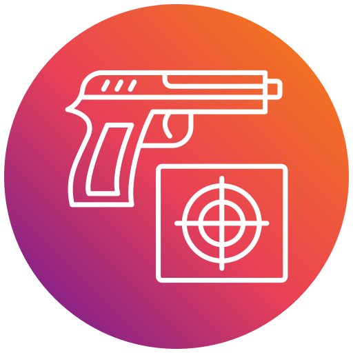 juego de disparos icono gratis