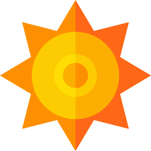 Sun free icon