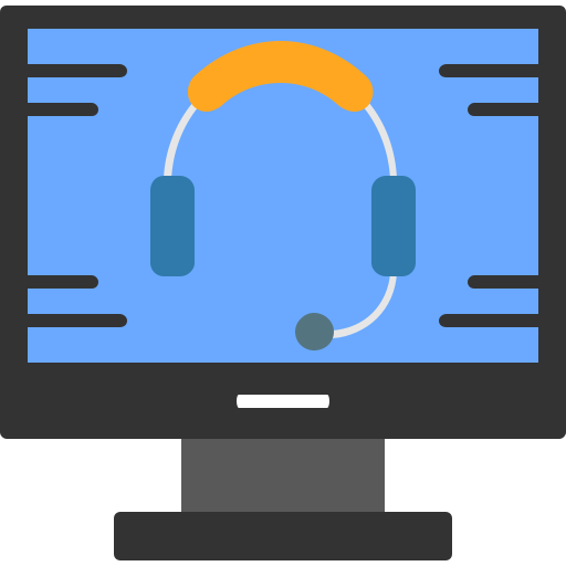 auricular icono gratis