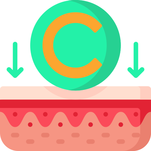 Collagen free icon Collagen free icon