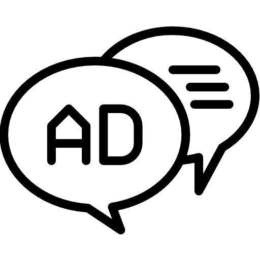 la publicité Icône gratuit la publicité Icône gratuit