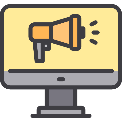 la publicité Icône gratuit