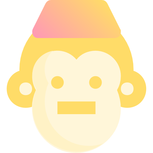 Monkey Fatima Yellow icon