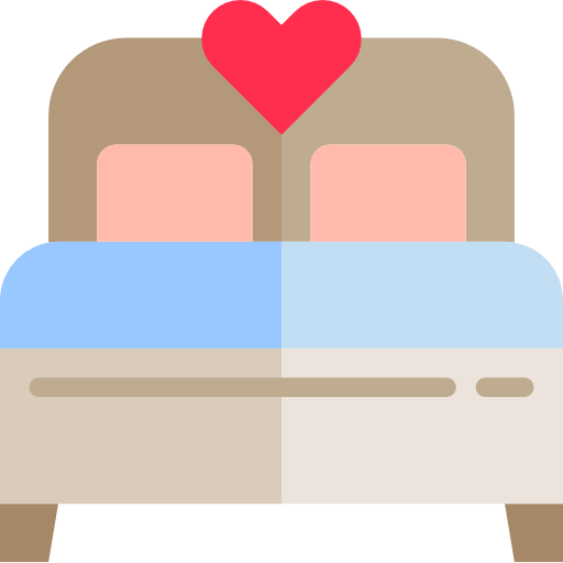 cama matrimonial icono gratis