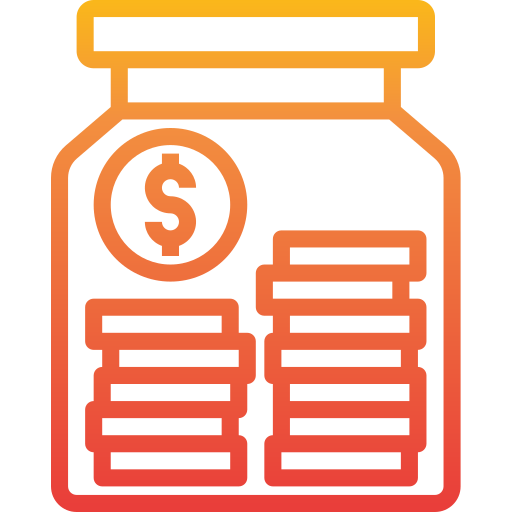 ahorros icono gratis