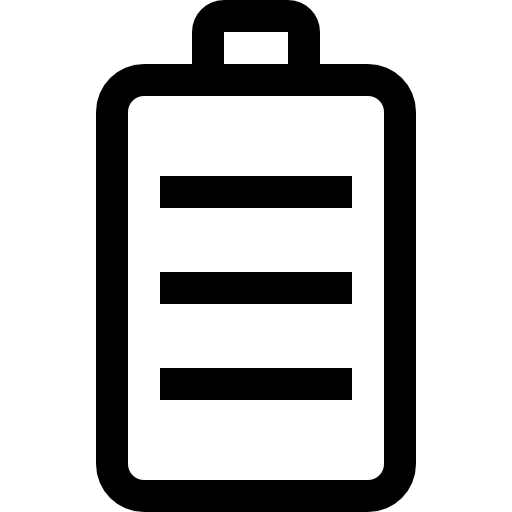 bateria llena icono gratis