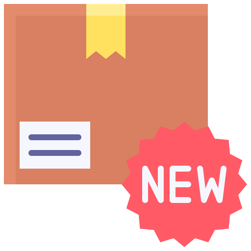 nueva llegada icono gratis