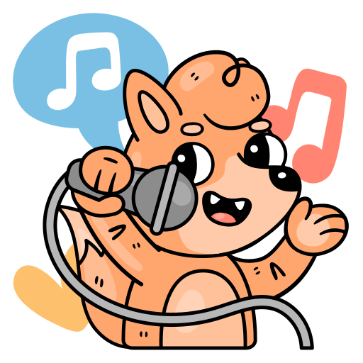 Singer Stickers - Free music and multimedia Stickers