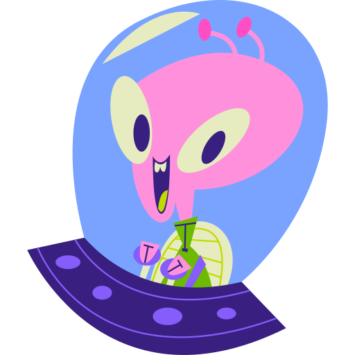 extraterrestre gratis sticker