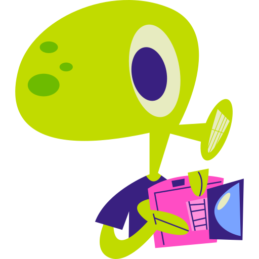 extraterrestre gratis sticker