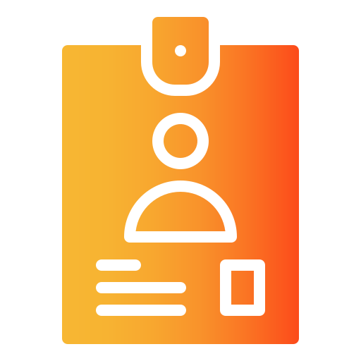 Удостоверение личности бесплатно иконка