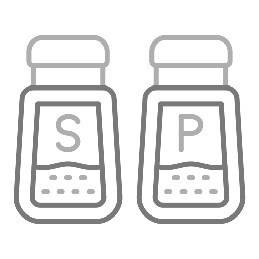 sel et poivre Icône gratuit sel et poivre Icône gratuit