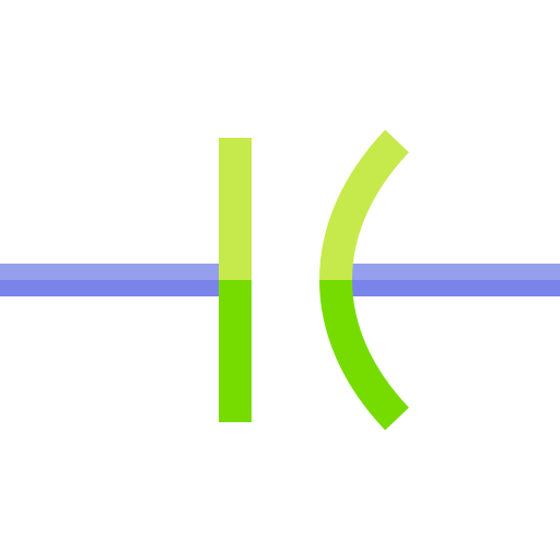 Capacitor free icon Capacitor free icon